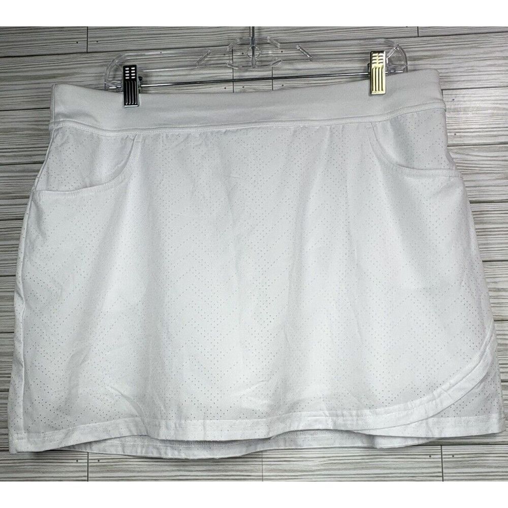 Callaway NWOT Women's Performance Skort White Polyester Blend Golf Tennis Sz XL
